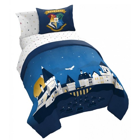 Saturday Park Harry Potter Exploring Hogwarts 100% Organic Cotton Twin Bed  Set