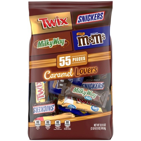 Snickers M&M'S Caramel Twix & Milky Way Caramel Lovers Chocolate