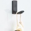Phiestina Vintage Black Bronze Brass Robe Coat Hooks Pack 4 - 2 of 4