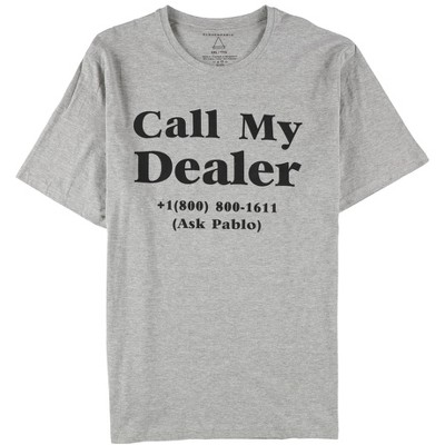 Elevenparis Mens Call My Dealer Graphic T-Shirt