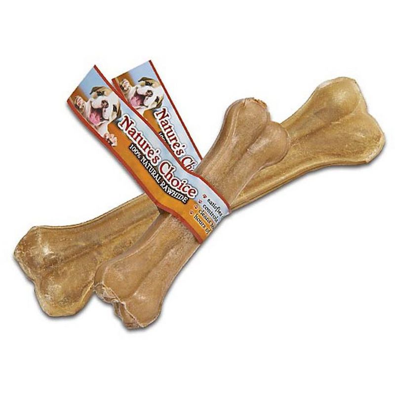 Loving Pets 6 Inch Nature's Choice Compressed Rawhide Bone, 1 of 2