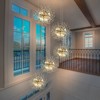 LLHZSY 40-Lights Modern Glam Globe Crystal Chandelier - 5-Globes - Gold - 2 of 4