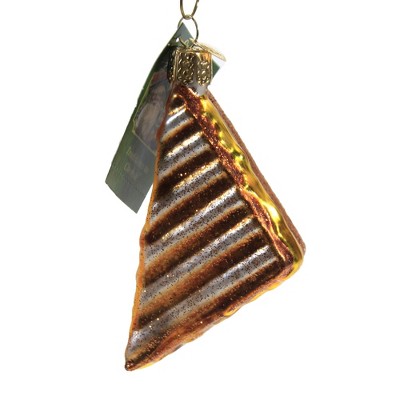 Old World Christmas 4.0" Grilled Cheese Sandwich. Ooey Gooey Cheesy  -  Tree Ornaments