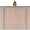 Barnes and Ivy Dubois 37 1/4" Tall Large Traditional Country Cottage End Table Lamps Set of 2 Antique Gold Finish Console Living Room Bedroom Bedside - 3 of 4
