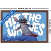 Trends International Disney Lilo & Stitch (2025) - Hit The Waves Framed Wall Poster Prints - 3 of 4
