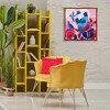 Stupell Industries Folk Birds on Dahlias Black Framed Floater Canvas Wall Art - 2 of 4
