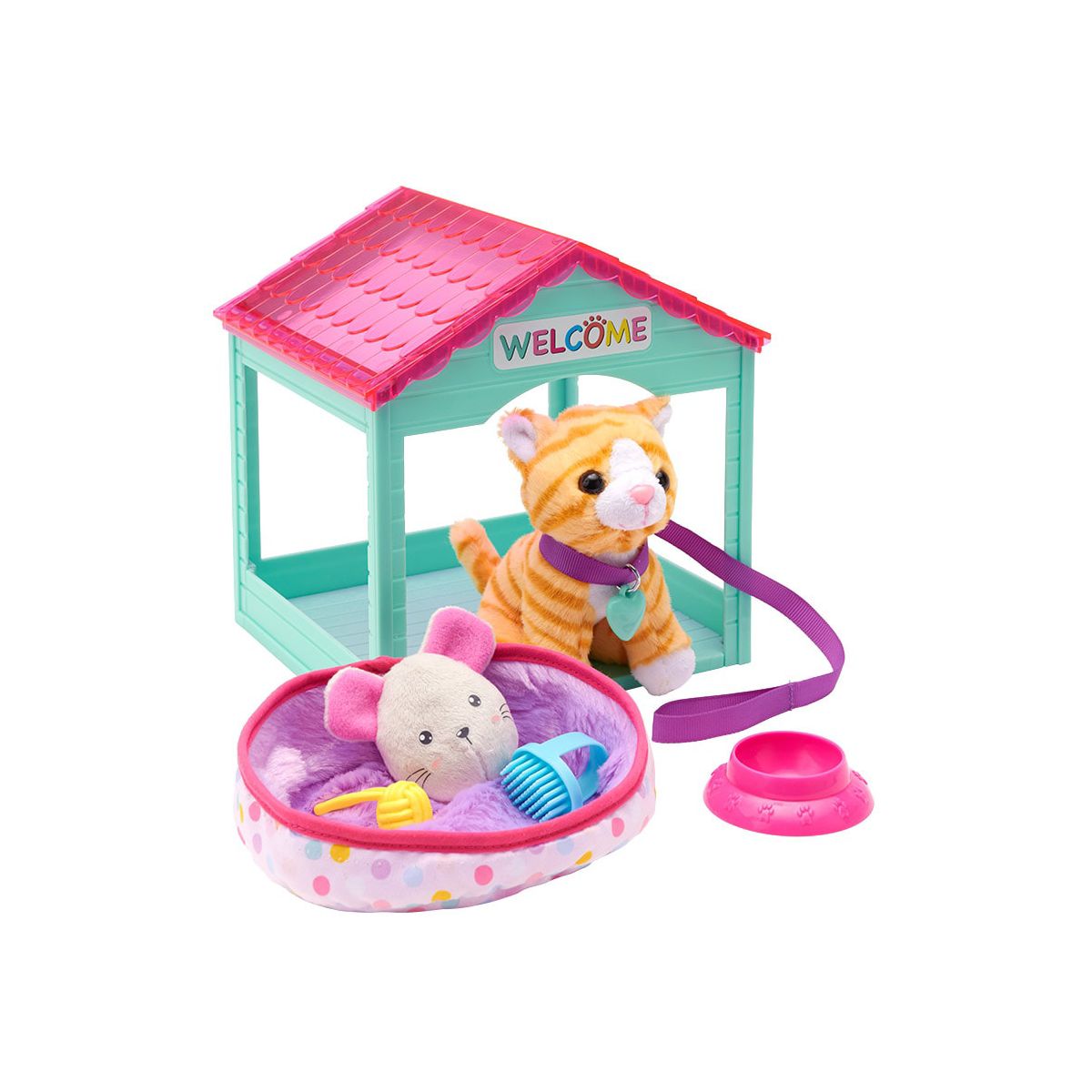 The Lakeside Collection Pet House Play Set For 18" Doll Cat Or Dog -