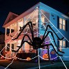 Joyfy Halloween Spider Web with Giant Spider Set,Realistic Hairy Spiders,400 sq ft Spider Web,Outdoor Decorations and Yard Party Decor Supplies - 2 of 4