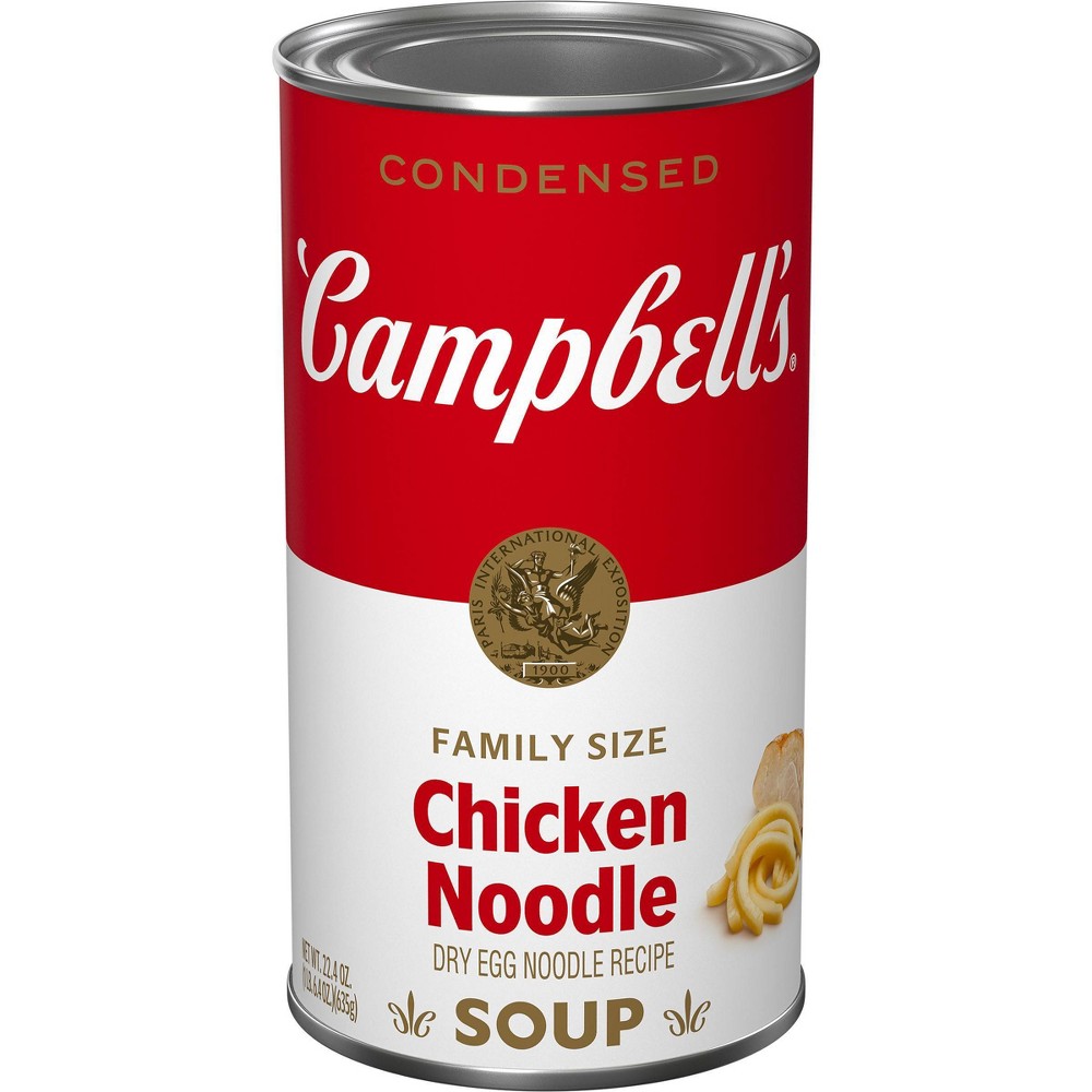 UPC 051000212306 product image for Campbell's Condensed Family Size Chicken Noodle Soup - 22.4oz | upcitemdb.com