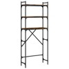 VidaXL Washing Machine Shelf Smoked Oak 26.4 in.x9.8 in.x64.2 in. Engineered Wood - 2 of 4