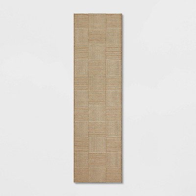 Patterned Grid Outdoor Area Rug - Threshold™ designed with Studio McGee