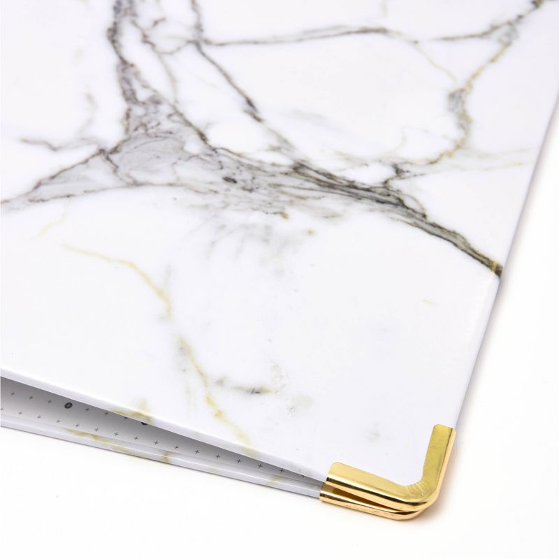 1.5&#34; Signature Round Ring Binder Marble - russell+hazel, 4 of 6