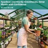 GustoWave  Large Walk-In Outdoor Greenhouse Ideal For Winter Gardening In Backyard, Patio, And Lawn - 2 of 4