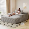 Lounge Chair Indoor, Oversized Upholstered Sofa Bed, Sleeper Couch Reading Chairs, Cloud Sofas Couches for Living Room or Bedroom-Maison Boucle - 3 of 4