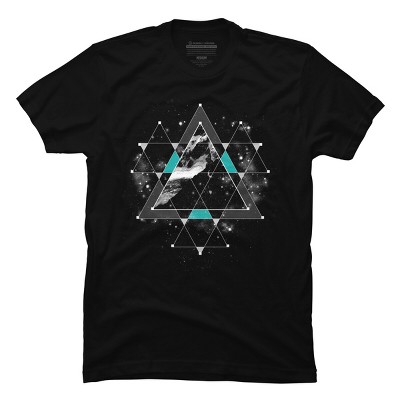 Men's Design By Humans Time & Space By Expo T-shirt - Black - Medium ...