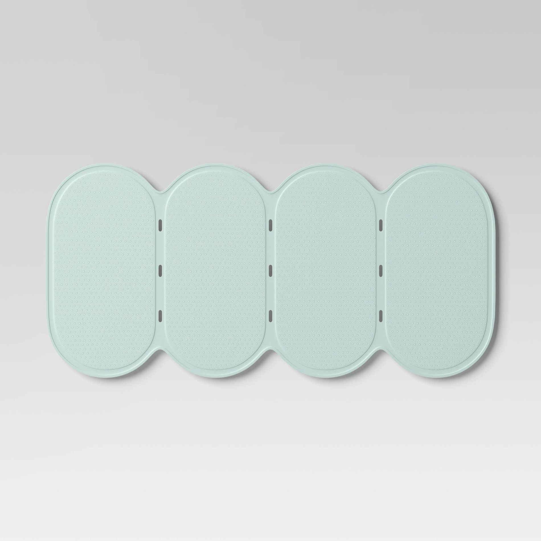 Kids' Bath Mat Bubble Teal - Pillowfort™: Midweight Circular Bath Rug for Kids Bathroom, 1'2"x2'4", Rubber Backing