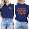 Simply Sage Market Women's Fall Babe Star - Bonfires Pumpkins Sweaters Colorful Front and Back Short Sleeve Graphic Tee - 2 of 4