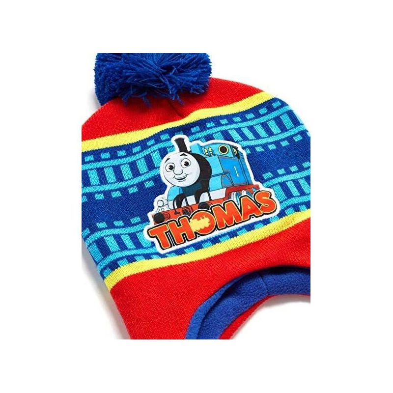 Thomas The Train Boys Winter Beanie Hat & 2 Pair Mittens Set, Toddler Age 2-4, 3 of 9