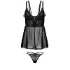 Adore Me Women's Stevie Babydoll Lingerie - 4 of 4