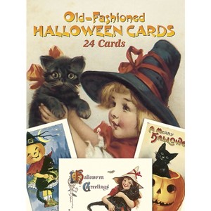 Old-Fashioned Halloween Cards - (Dover Postcards) by  Gabriella Oldham (Paperback) - 1 of 1