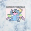 Juniors Womens Lilo & Stitch Juggling my Responsibilities Like Crop T-Shirt - 2 of 3
