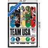 Trends International Looney Tunes x Team USA - Bars Framed Wall Poster Prints - 3 of 4