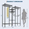COZONY Heavy Duty Clothes Rack, Freestanding Clothing Rack with Shelves, Adjustable Garment Rack for Hanging Clothes for Bedroom Closet Entryway - 2 of 4