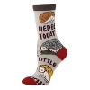 Oooh Yeah! Women's Cotton Crew Socks  (On Edge Ouch) - 3 of 3