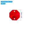 Unique Bargains Hanging Ornament DIY Craft Prisms 2 Holes Octagon Suncatchers 0.55" 100 Pcs - 2 of 4