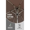 7.5FT Patio Umbrella, Outdoor Table Umbrella with Push Button Tilt and Crank - 3 of 4