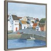 Amanti Art Old Coast Town and Boat II by Grace Popp Canvas Wall Art Print Framed 16 x 16-in. - 2 of 4