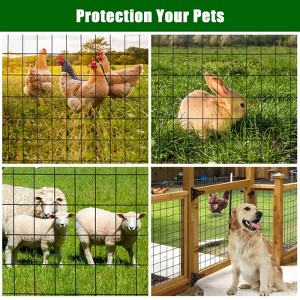 23-Gauge Hardware Cloth, 1/4 Inch Wire Fence, Chicken Wire Fence, Hot-Dip Galvanized Welded Cage Wire Mesh Roll, 48'' x 50 Ft Metal Mesh Wire - 1 of 4