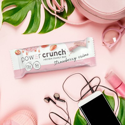 Power Crunch Strawberry Cream Wafer Protein Energy Bar - 5pk_1