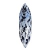 18"x18" Adelaide Floral Square Throw Pillow Indigo - Skyline Furniture: Cotton Woven, Removable Cover, Indoor Use - 2 of 4