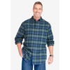 KingSize Men's Big & Tall Liberty Blues by KingSize Flannel Shirt - image 4 of 4