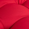 ARTPLANT Outdoor Dinning Seat Pads Cushions with Tie 19"x19"x4",Square Wicker Outdoor Tufted Chair Cushion,Set of 2 - 4 of 4