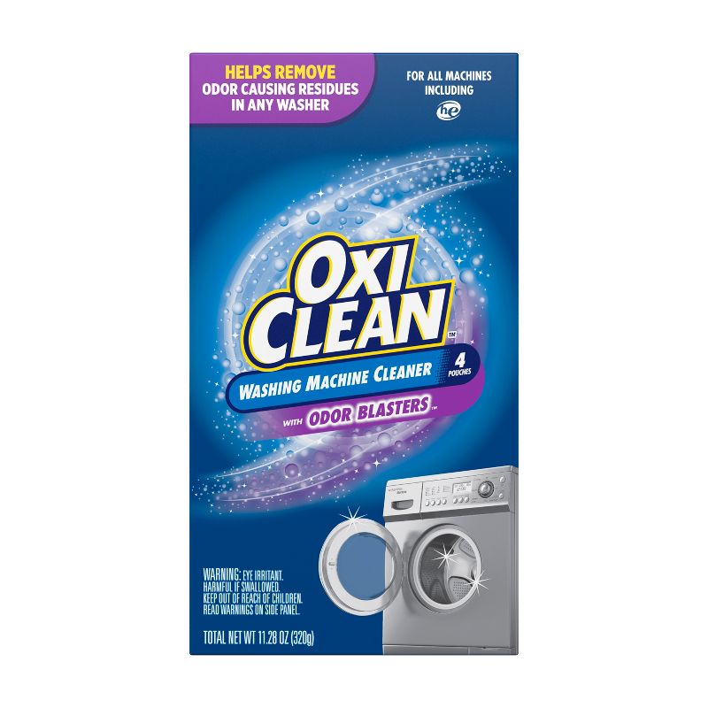 OxiClean Washing Machine Cleaner with Odor Blasters - 11.28oz/4ct, 2 of 17