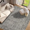 Hallway Runner Rug Machine Washable Vintage Distressed Rug Indoor Carpet - 2 of 4