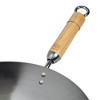 Joyce Chen Classic Series 14-Inch Round Bottom Carbon Steel Wok with Birch Handles - image 4 of 4