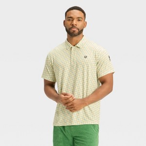 Houston White Men's Performance Polo Shirt - Green - 1 of 3