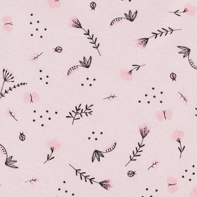 small pink flowers on pale pink background