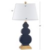 JONATHAN Y Carter Ceramic/Resin LED Table Lamp - 3 of 4