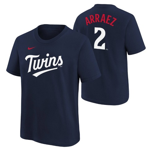 MLB Minnesota Twins Boys' V-Neck T-Shirt - S