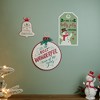 Metal Holiday Sentiment Ornament Sign 16"H - 3 of 3