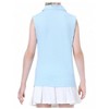 Mocamel Girls' Quick Dry Golf Clothes V-Neck polo shirt, tennis shirt, UPF 50 + Sleeveless Sports Vest for Tennis Golf - 2 of 4