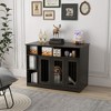 PawHut Dog Crate Furniture with Storage Space, Dog Kennel with Lockable Door, Pet Cage for Large Medium Dogs, 47" x 23.5" x 35" - 3 of 4