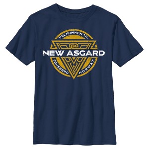 Boy's Marvel: Thor: Love and Thunder New Asgard Logo T-Shirt - 1 of 4
