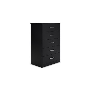 Signature Design by Ashley Casual Finch Chest of Drawers, Black - 1 of 4