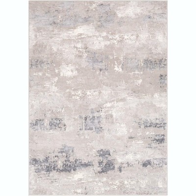 Mark & Day Agen 5'3"x7'3" Rectangle Woven Indoor Area Rugs Charcoal: Modern Stain-Resistant, Pet Friendly, Bedroom, Dining Room