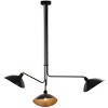 Lewis Metal Pendant Lamp - LIT4461 - Black - Safavieh - 2 of 4